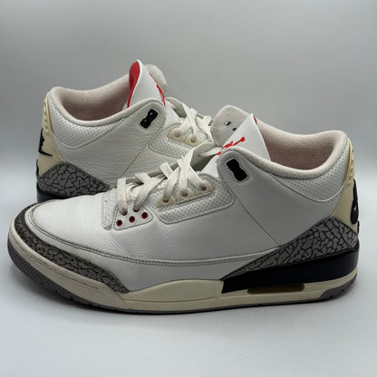 (USED) Jordan 3 White Cement Reimagined Size 12