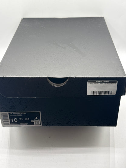 (Used) Jordan 4 Black Cat (2025) Size 10