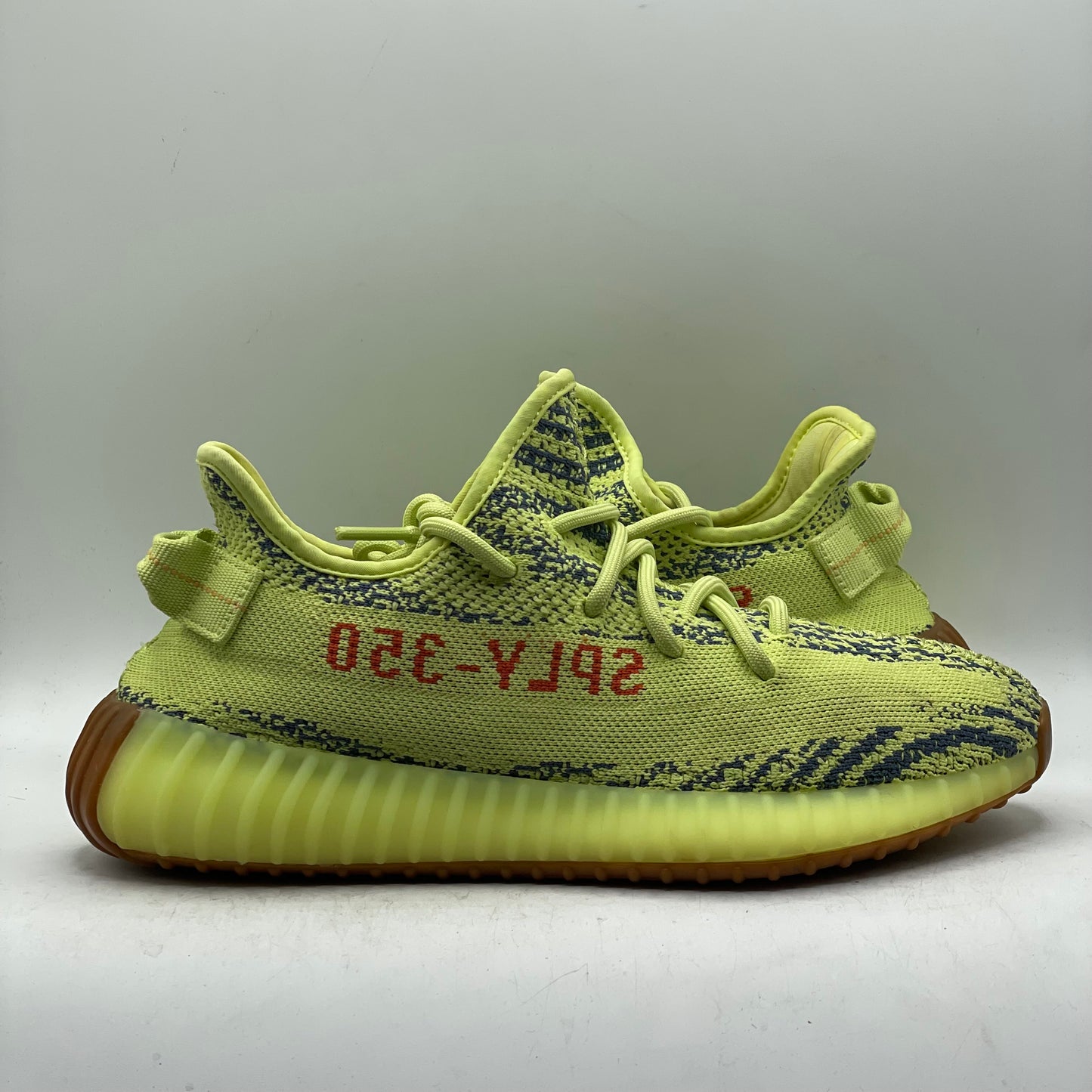(USED) Adidas Yeezy 350 V2 Semi Frozen Yellow Size 7.5