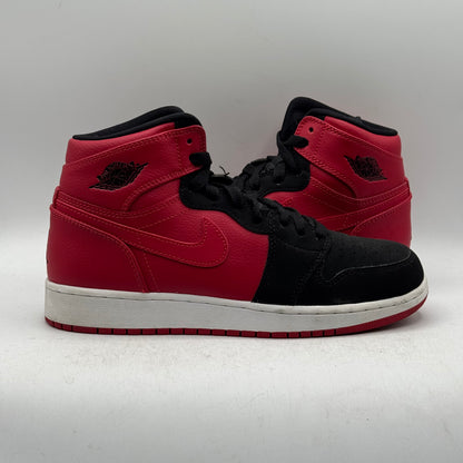 (Used No Box) Jordan 1 High BG Red/Black Size 6Y