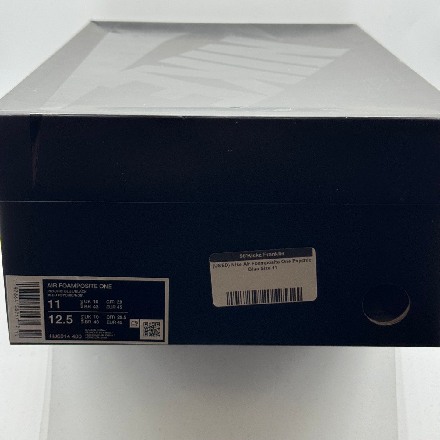 (USED) Nike Air Foamposite One Psychic Blue Size 11