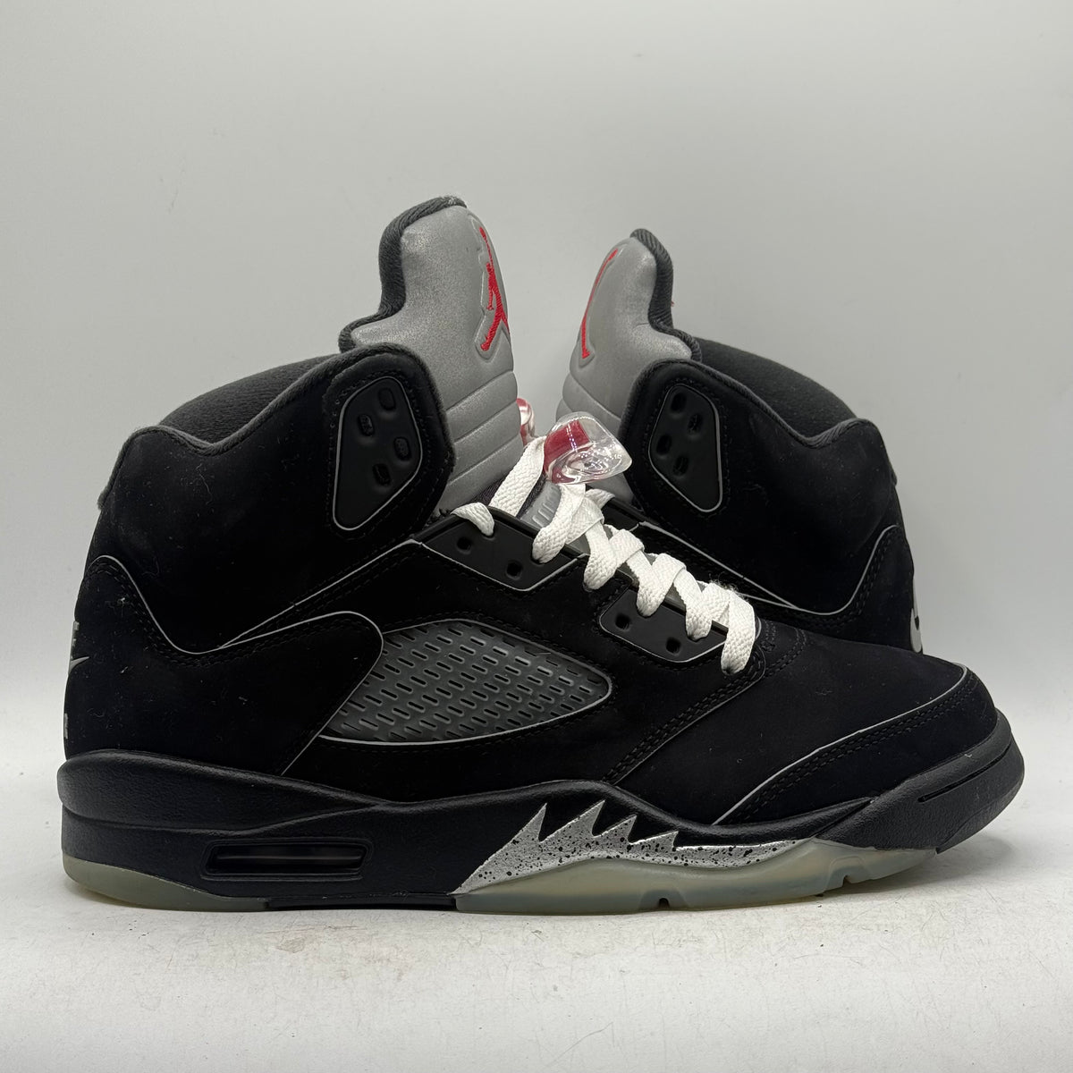(Used No Box) Jordan 5 Reimagined Black Metallic Size 8.5