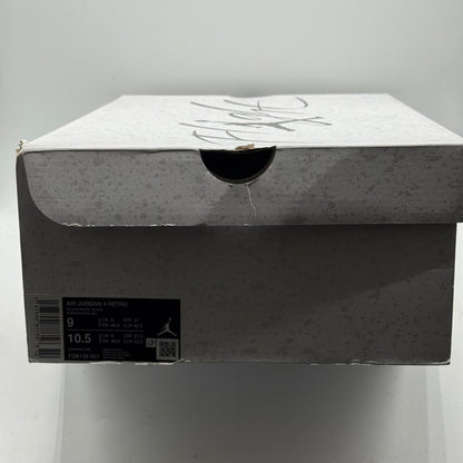 (USED) Jordan 4 White Thunder Size 9