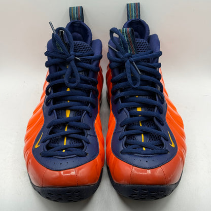 (Used) Nike Foamposite One Blue Viod Rugged Orange Size 9.5