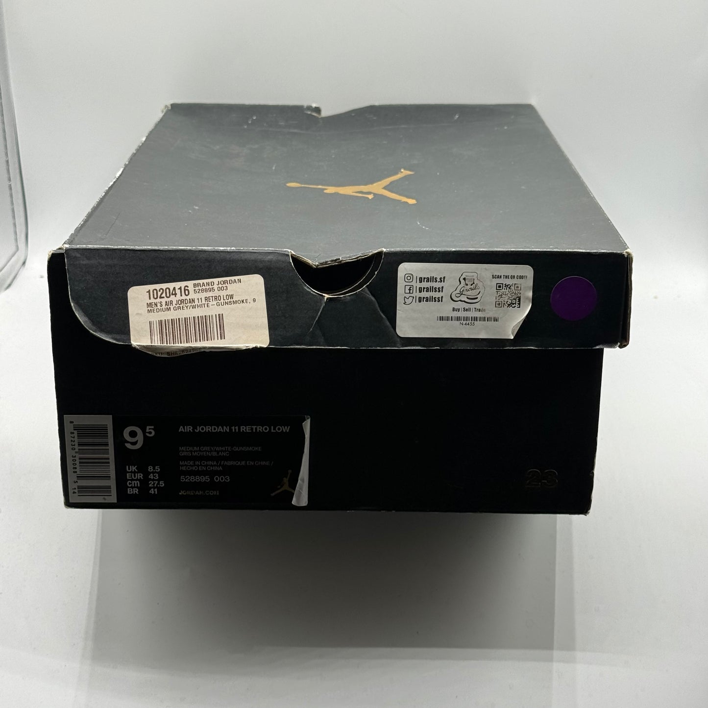 (Used) Jordan 11 Low Cool Grey Size 9.5