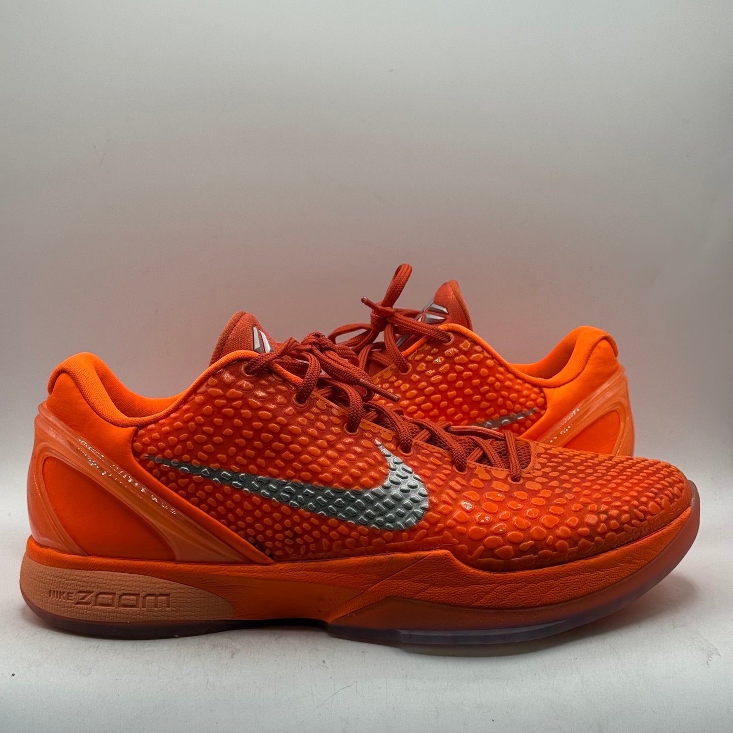 (Used No Box) Nike Kobe 6 Total Orange Size 12