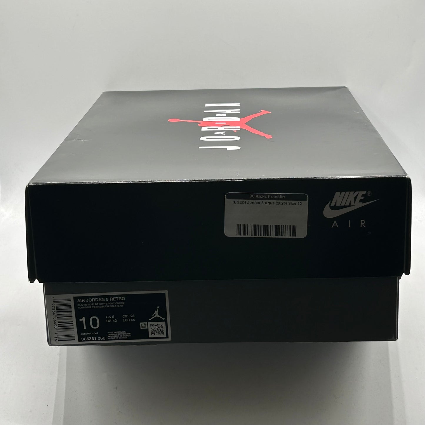 (USED) Jordan 8 Aqua (2025) Size 10