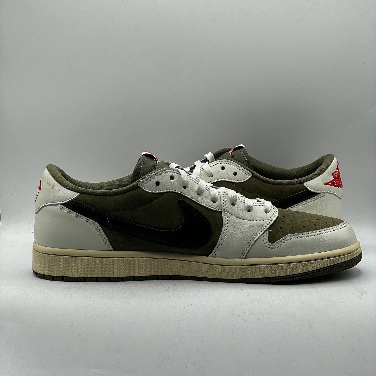 (Used) Jordan 1 Low OG Travis Scott Medium Olive Size 13
