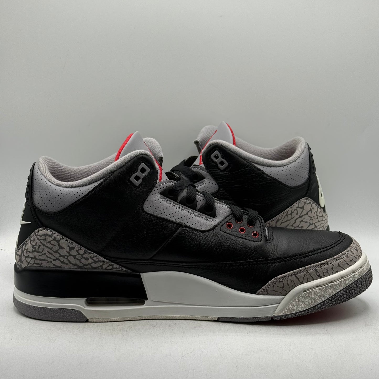 (Used) Jordan 3 Black Cement Size 12
