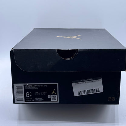 (Used) Jordan 14 Black Toe Size 6.5Y