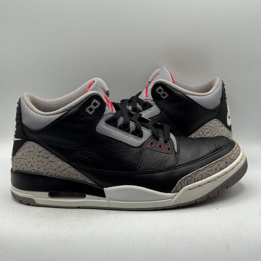 (Used No Box) Jordan 3 Black Cement (2024) Size 11