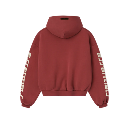 Fear Of God Essentials Hoodie ( Crimson )