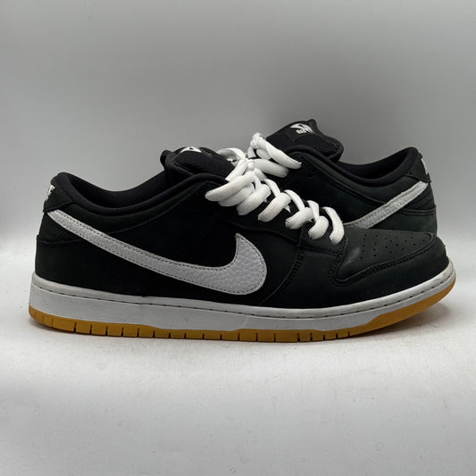 (Used No Box) Nike SB Dunk Low Black/ White Size 11