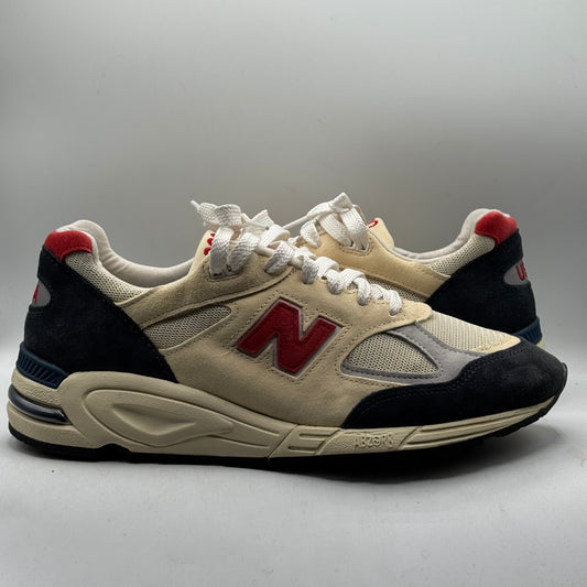 (Used) New Balance 990v2 MiUSA Teddy Santis Navy Sea Salt Size 12