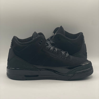 (USED) Jordan 3 Black Cat Size 6.5Y