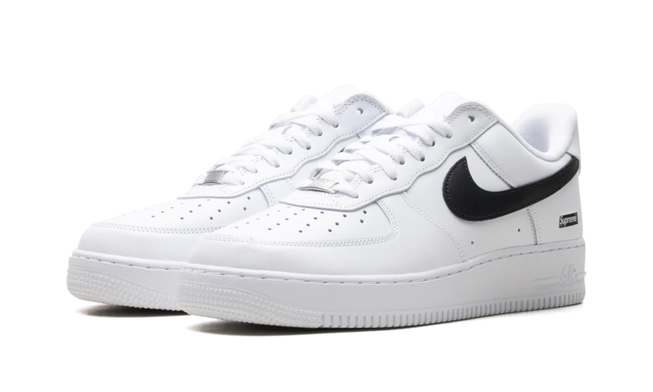 Nike Supreme Air Force 1 White Black
