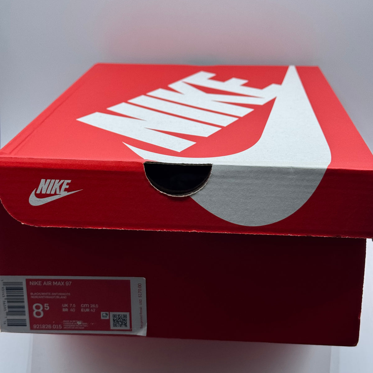 (USED Rep Box) Jordan 3 Black Cat Size 9