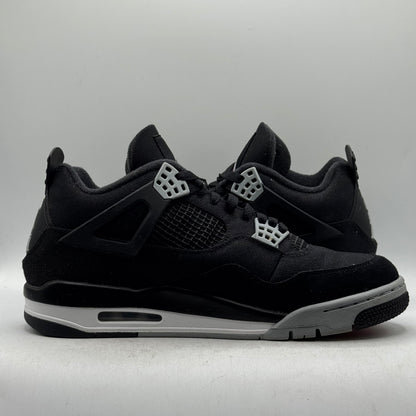 (Used) Jordan 4 Black Canvas Size 11