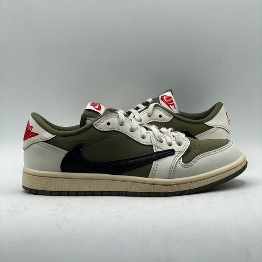 (USED) Jordan 1 Low Travis Scott Medium Olive (PS) Size 3Y