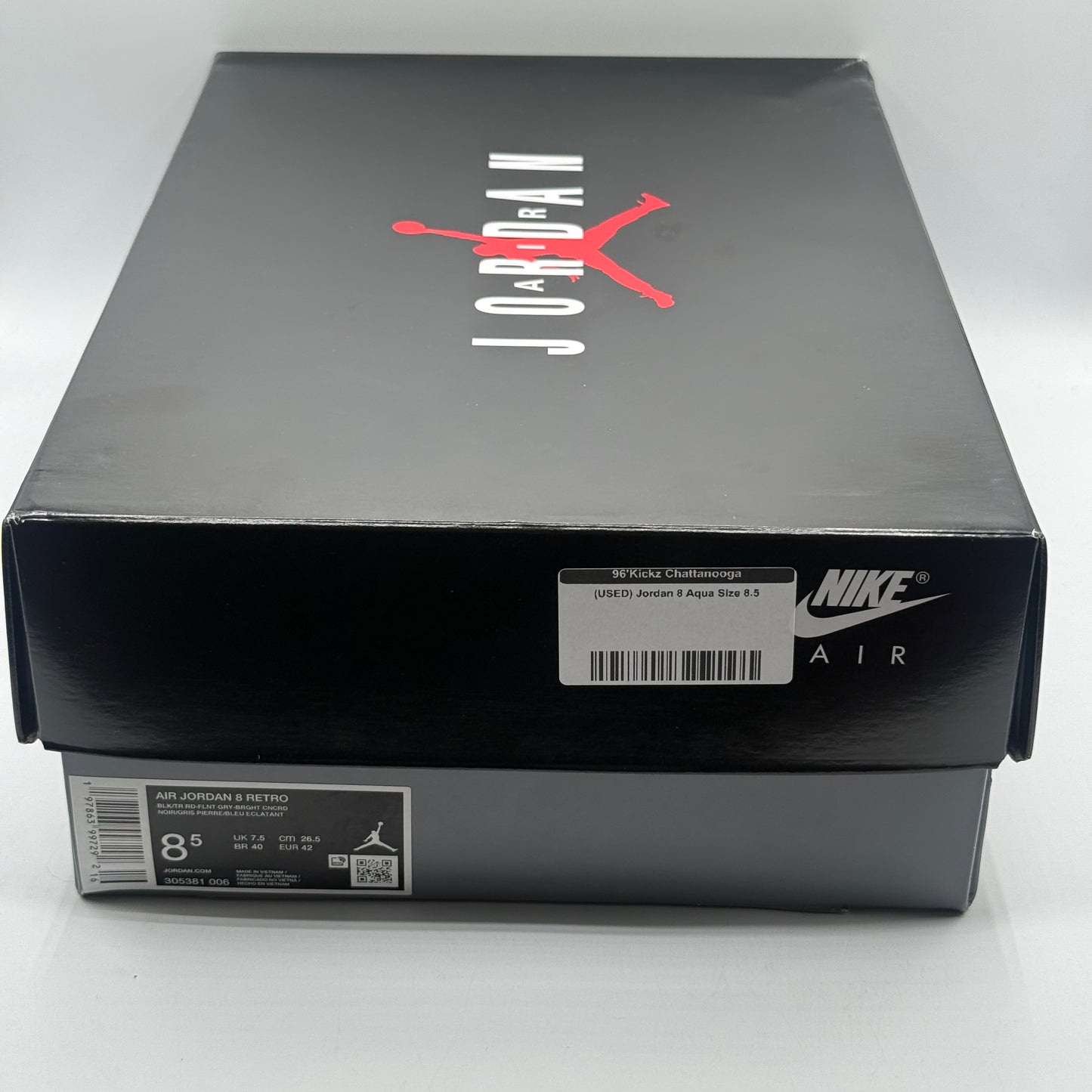 (USED) Jordan 8 Aqua Size 8.5