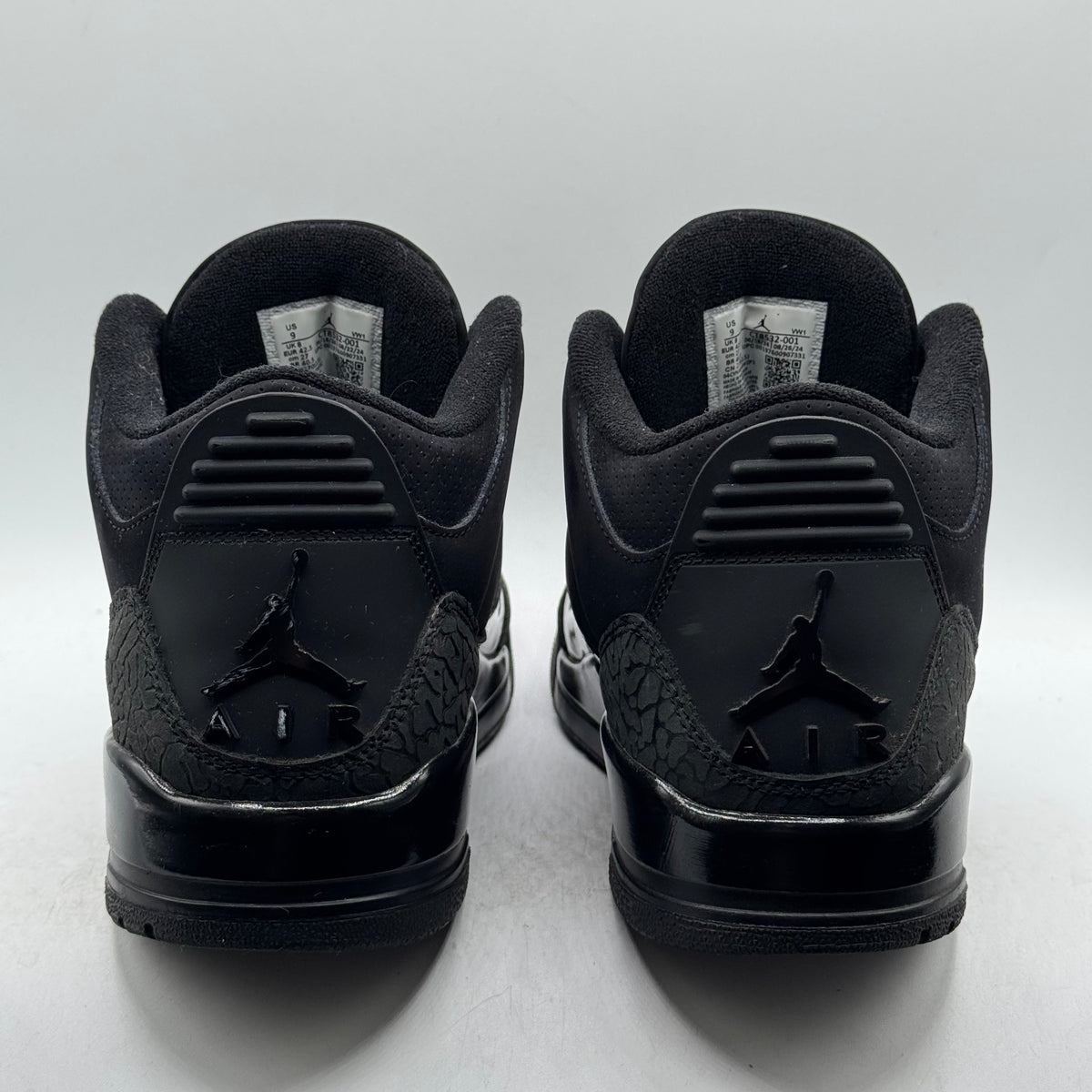 (USED Rep Box) Jordan 3 Black Cat Size 9