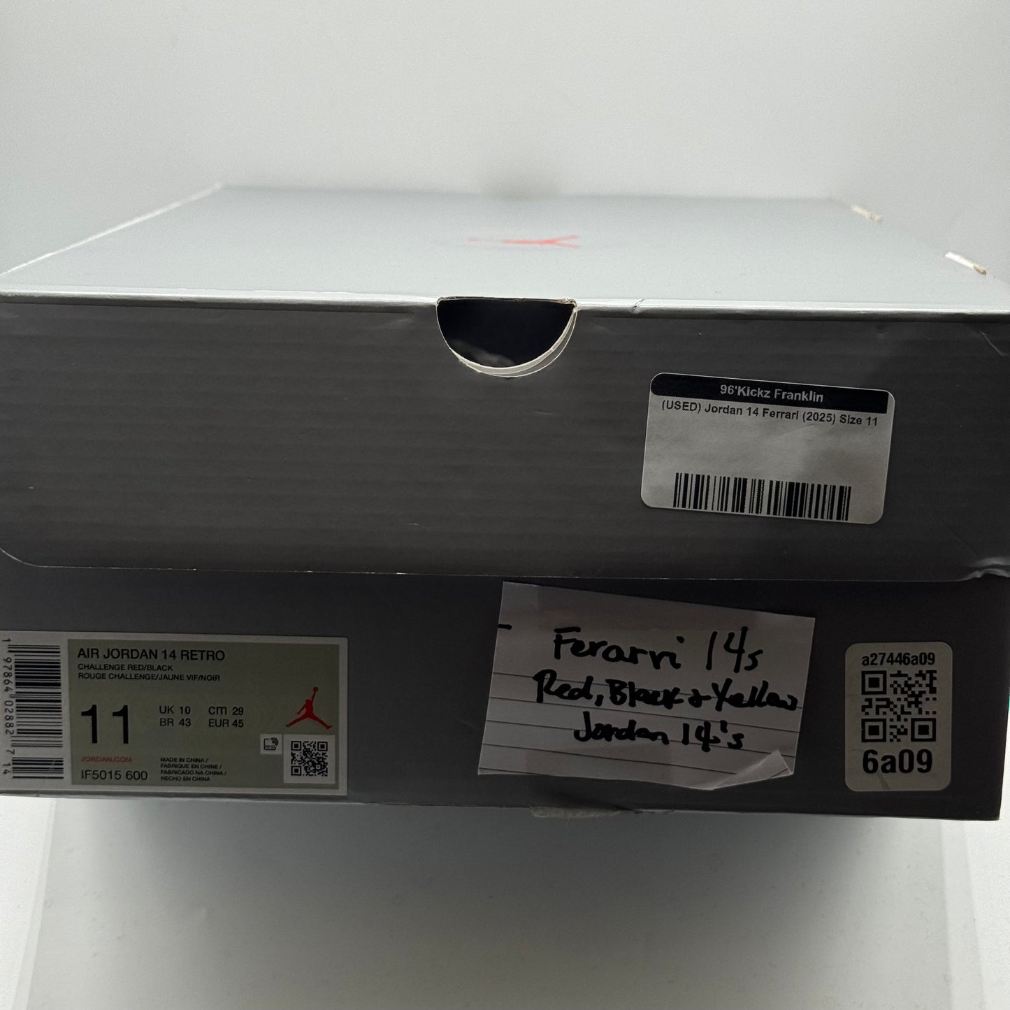 (USED) Jordan 14 Ferrari (2025) Size 11