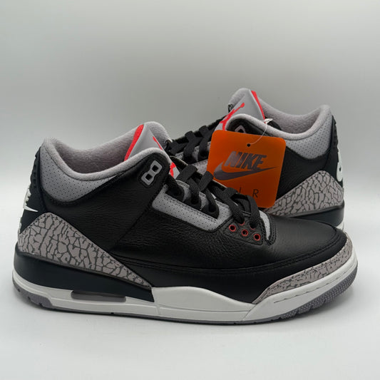 (USED) Jordan 3 Black Cement Size 8.5