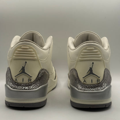 (USED) Jordan 3 Sail Cement Grey 9.5W/8M