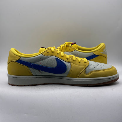 (USED NO BOX) Jordan 1 Low Travis Scott Canary (W) Size 15.5W/14M