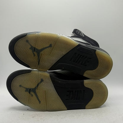 (Used No Box) Jordan 5 Reimagined Black Metallic Size 8.5