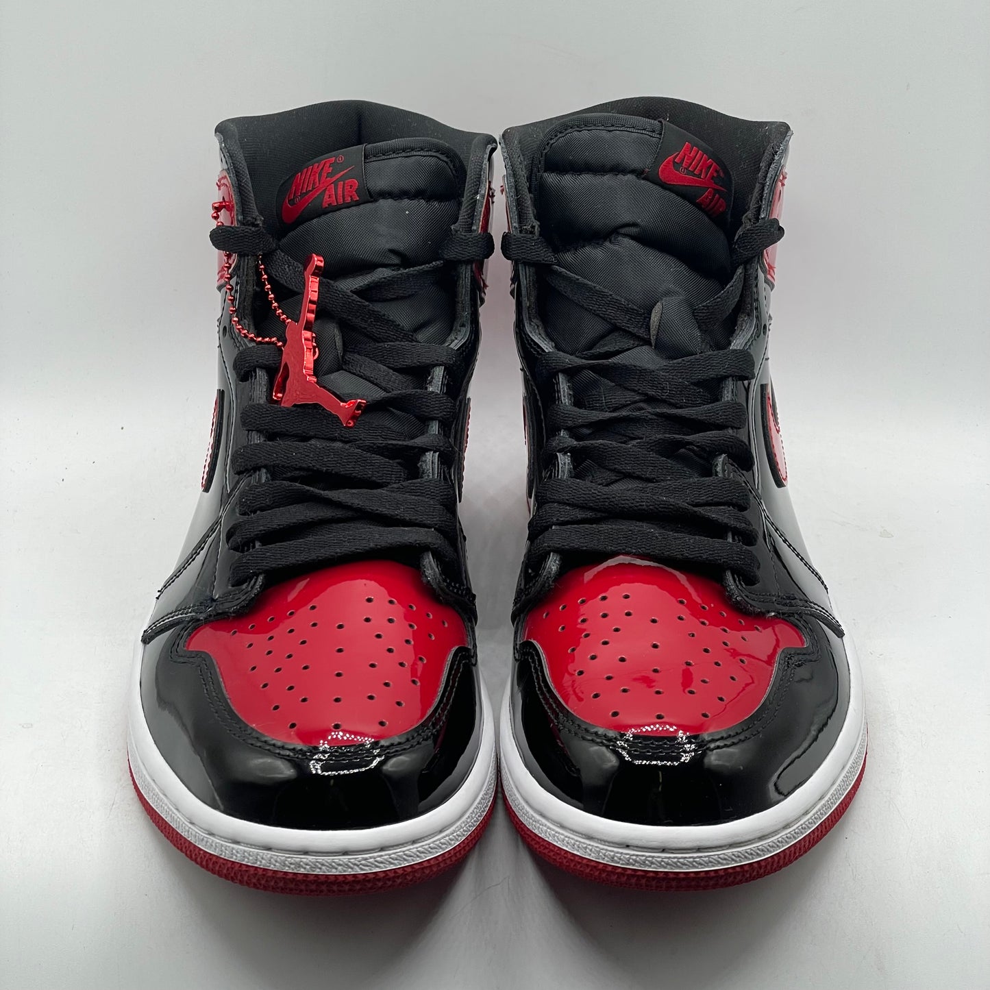 (USED) Jordan 1 High Patent Bred Size 9.5