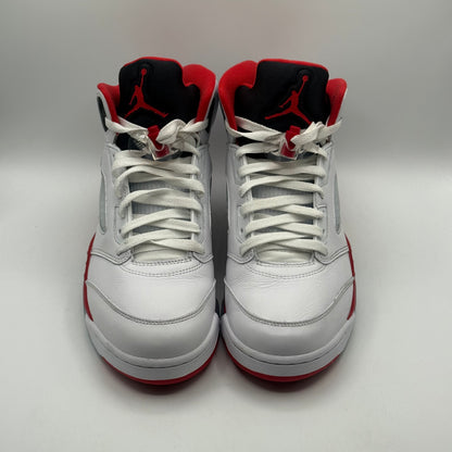 (USED) Jordan 5 Fire Red Tongue Size 9.5