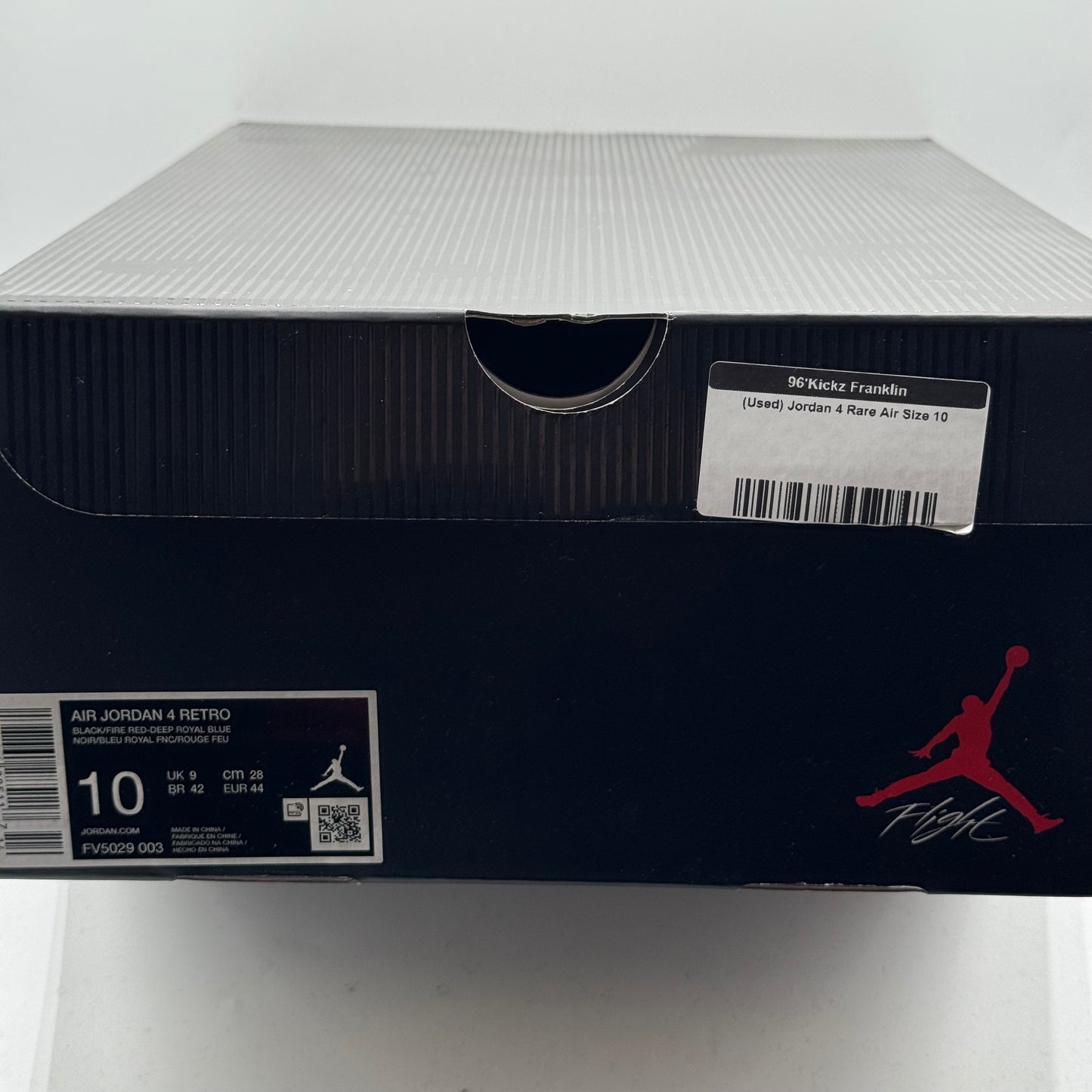 (Used) Jordan 4 Rare Air Size 10