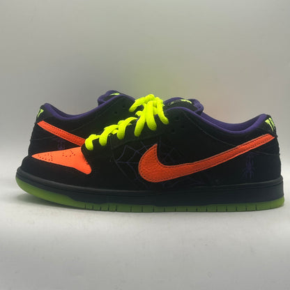 (USED) Nike SB Dunk Low Night of Mischief Halloween Size 9.5