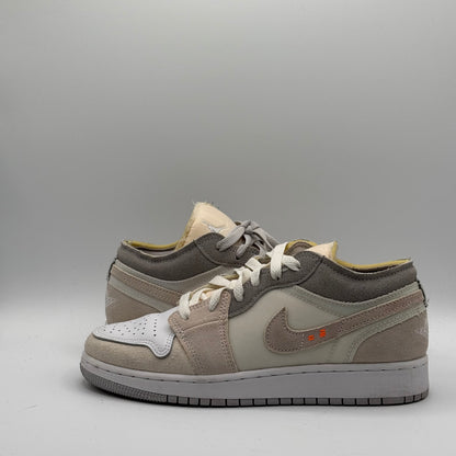 (Used No Insoles) Jordan 1 Low Inside Out Cream White Light Grey Size 5Y