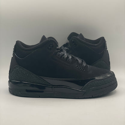 (USED) Jordan 3 Black Cat Size 6.5Y