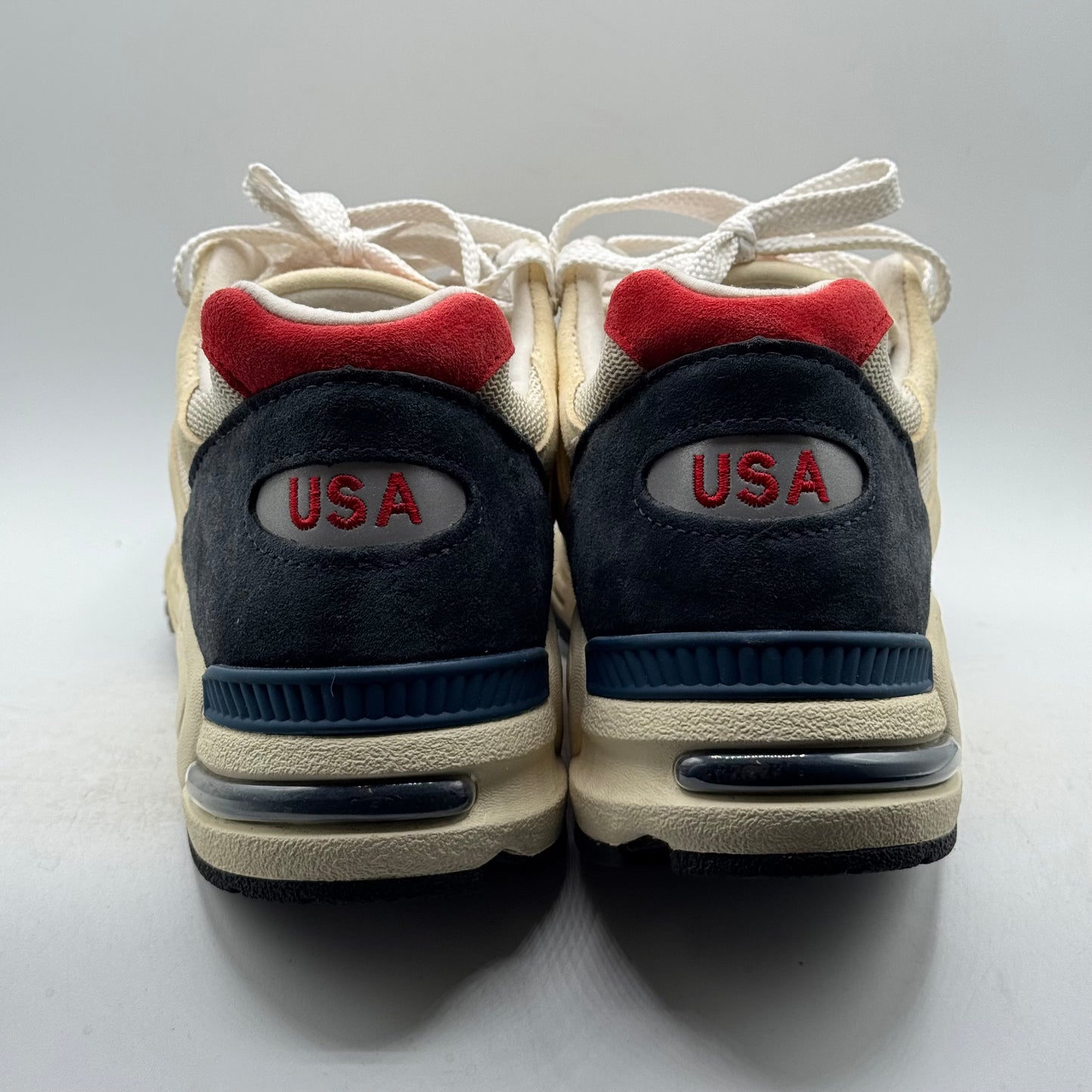 (Used) New Balance 990v2 MiUSA Teddy Santis Navy Sea Salt Size 12