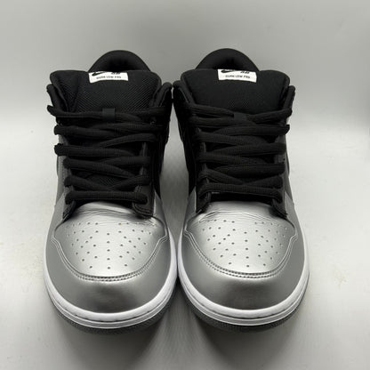 (Used Replacement Box) Nike SB Dunk Low Supreme Jewel Swoosh Silver Size 13