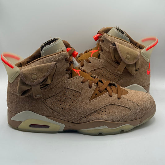 (USED) Travis Scott Jordan 6 British Khaki Size 13