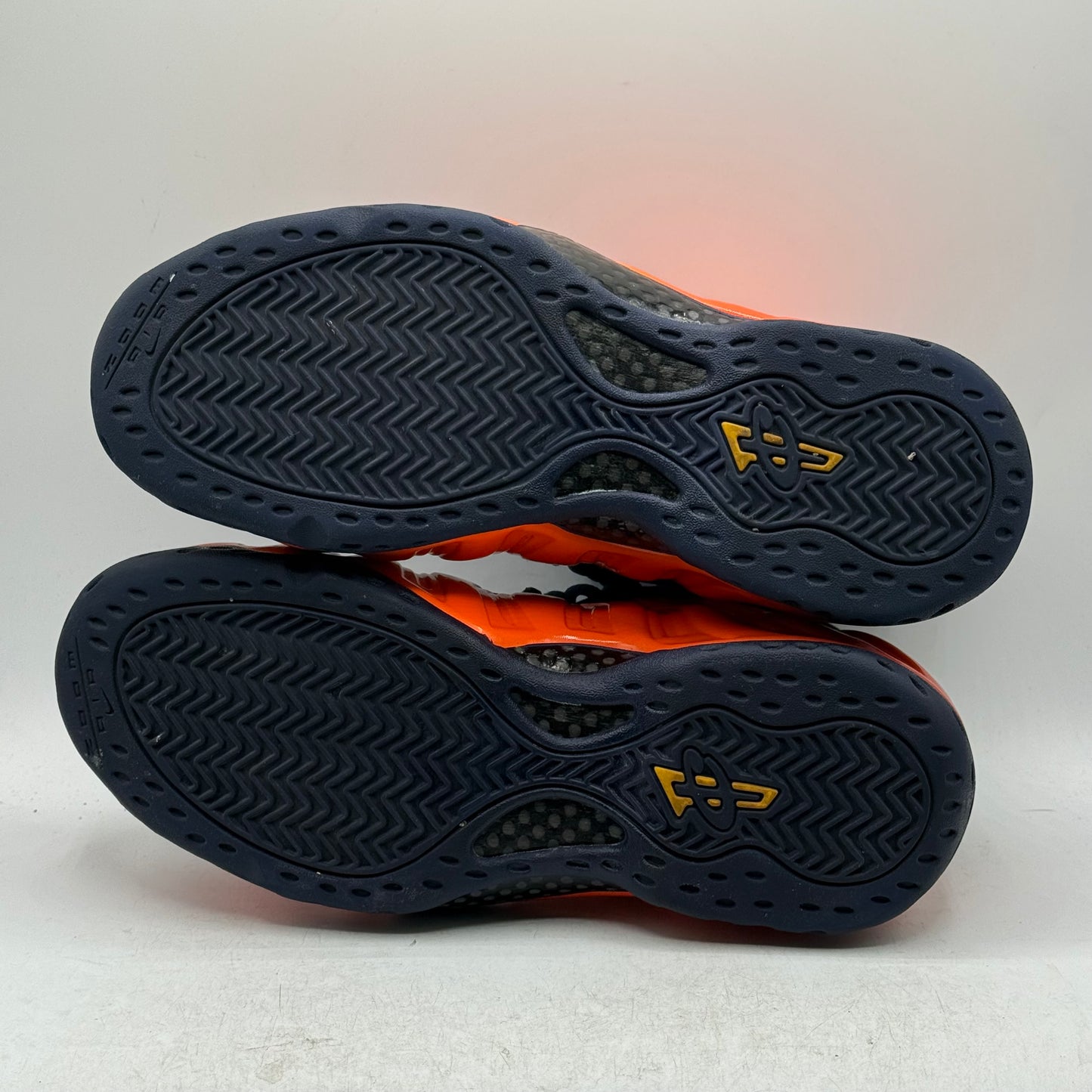(Used) Nike Foamposite One Blue Viod Rugged Orange Size 9.5