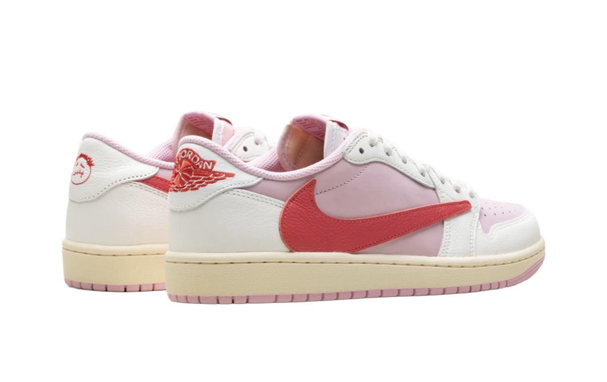 Jordan 1 Retro Low OG SP Travis Scott Sail Tropical Pink