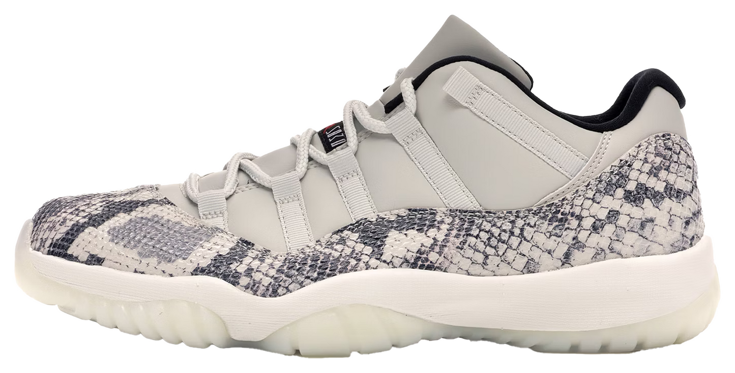 Jordan 11 Low Snakeskin Light Bone