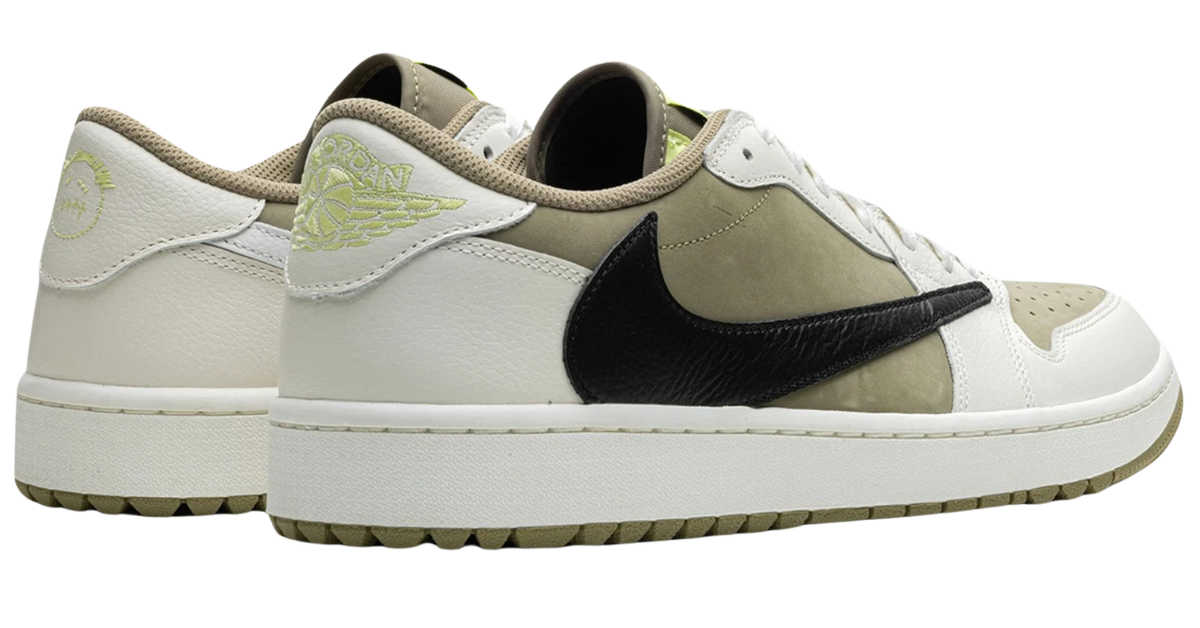 Jordan 1 Low Golf Travis Scott Neutral Olive