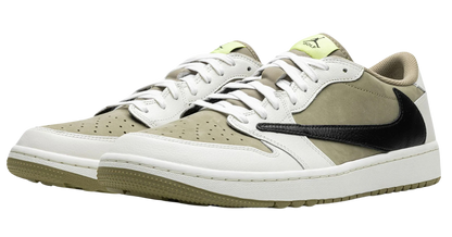 Jordan 1 Low Golf Travis Scott Neutral Olive