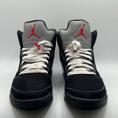 (USED NO BOX) Jordan 5 Black Metallic Reimagined Size 9.5