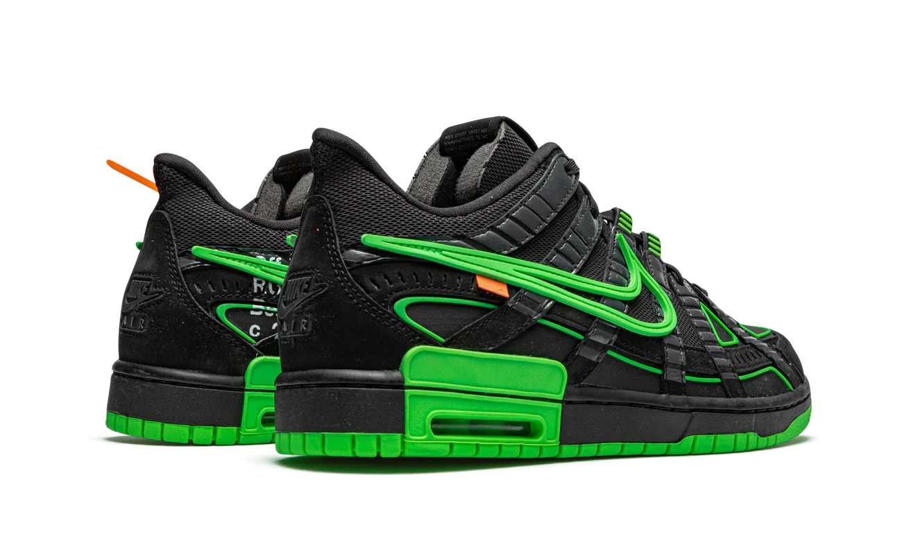 Nike Air Rubber Dunk Off-White Green Strike Size 9.5