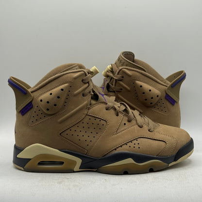 (Used No Box) Jordan 6 Gore-Tex Brown Kelp Size 10W/8.5M