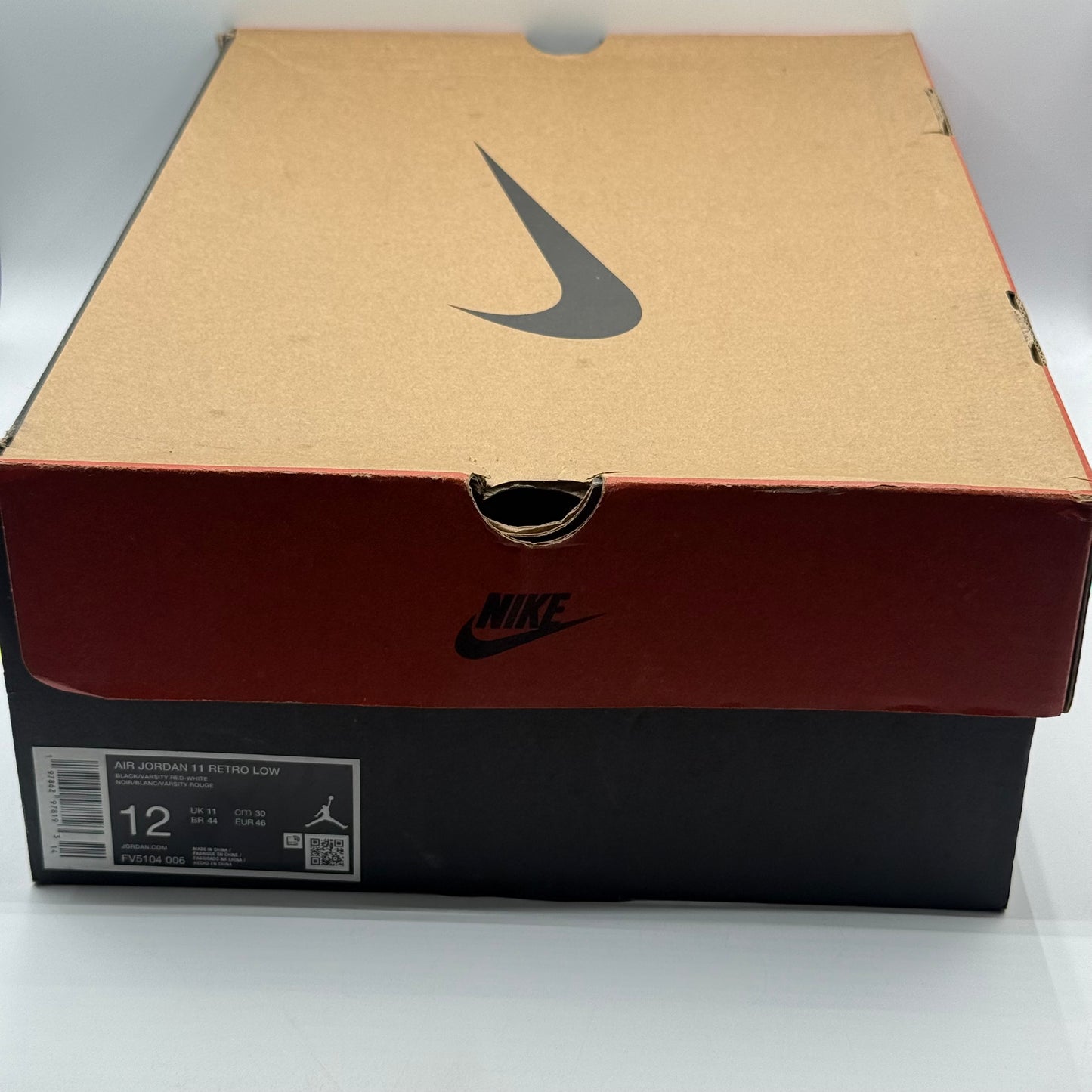 (USED) Jordan 11 Bred Low Size 12