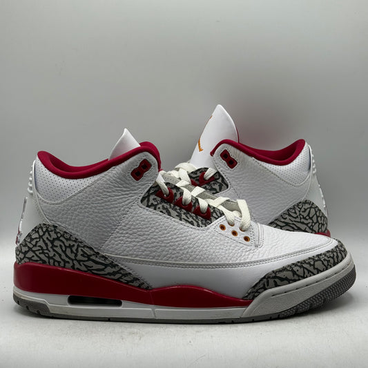 (Used) Jordan 3 Cardinal Size 10.5