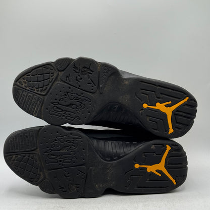 (Used) Jordan 9 Charcoal University Gold Size 10.5